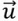 \vec{u}